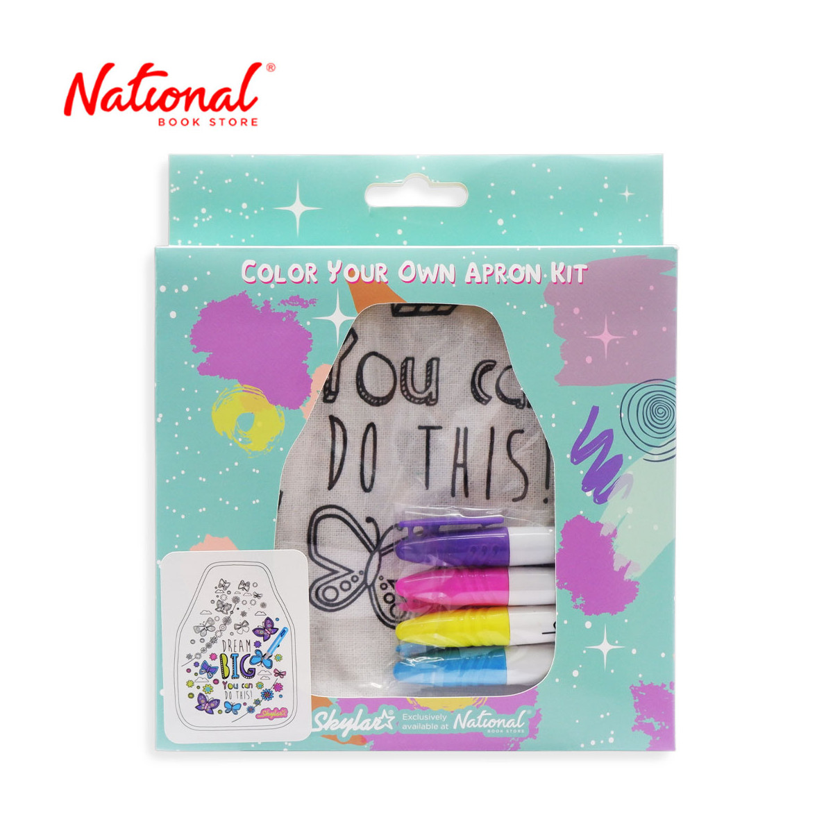 Skylar Diy Apron Kit AP-005 with Color Pen Dream Big - Arts & Crafts Supplies