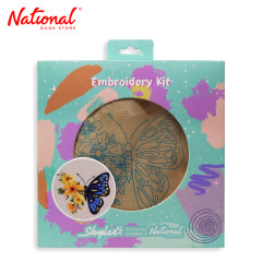 Skylar Embroidery Kit ED071 Butterfly 20cm - Arts &...