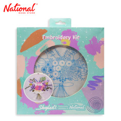 Skylar Embroidery Kit ED074 Flower Bouquet 20cm - Arts & Crafts Supplies