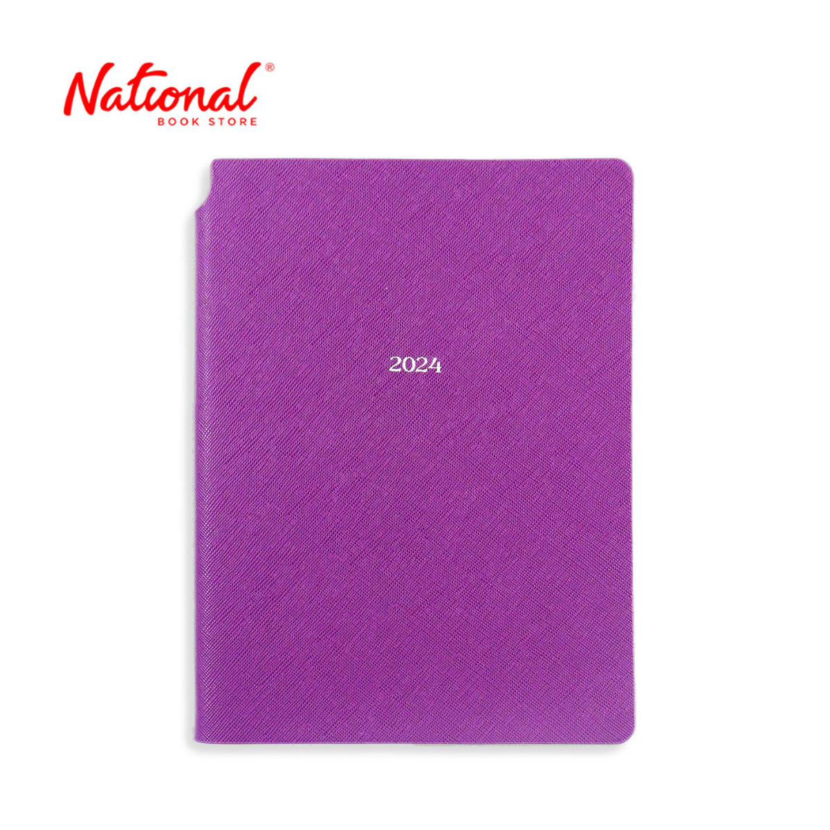 Victoria 2024 Weekly Planner 14x20.5cm 80 Sheets Purple Soft Cover - Calendars & Planners