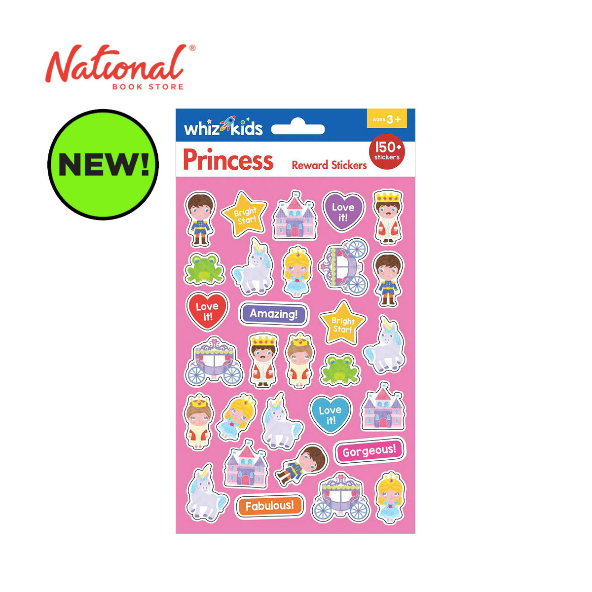 Whiz Kids Princess Reward Stickers - Trade Paperback