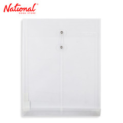 Morning Glory Plastic Envelope 51721-86918 Clear A4 Expanding String Lock Vertical - School Supplies