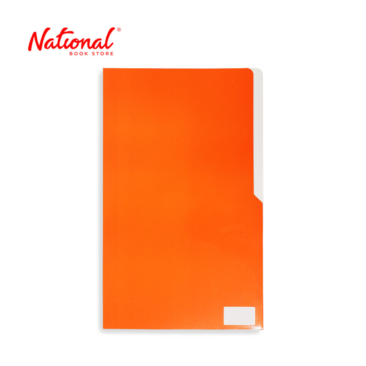 Tomodachi Folder Colored TPF Long with Inside Pockets Both Sides, Orange - School Supplies