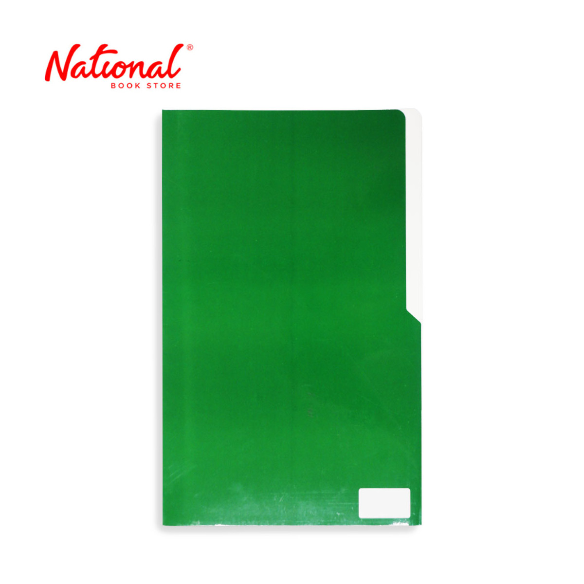 Tomodachi Folder Colored TPF Long with Inside Pockets Both Sides, Green Hornet - School Supplies