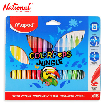 Maped Coloring Pen Classic 845421 18 colors Color'peps Jungle - School Supplies - Art Supplies