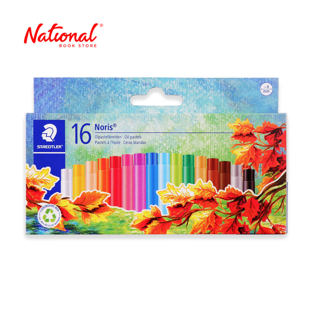 Staedtler Noris Oil Pastel 241-NC16 16 Colors - School Supplies - Art Supplies