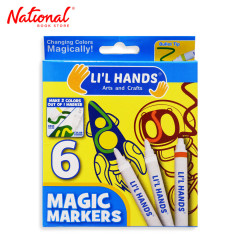 Li'l Hands Coloring Pens 6+2 Magic Markers Bullet Tip -...