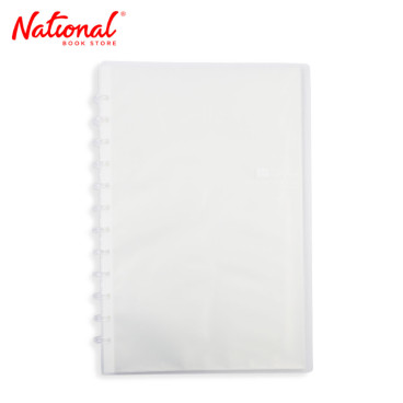 Comix Clearbook Refillable A549f Long Smokey 40 sheets 12 holes - School & Office Supplies