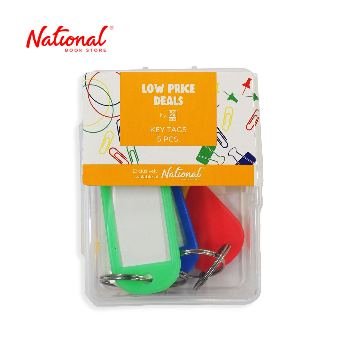 Low Price Deals Key Tags 5s O-hook Assorted Color - School & Office Supplies