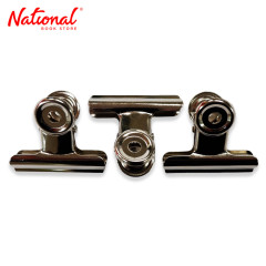 Uk Office Clip Bulldog 1.5 Inches 38mm Metal 3 Pieces -...