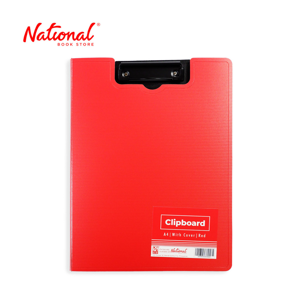 Best Buy Clipboard 6011a4 A4 with Cover Metal Clip Red - School & Office - Filing Supplies