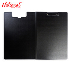 Best Buy Clipboard 6011fc Long with Cover Metal Clip Black - School & Office - Filing Supplies