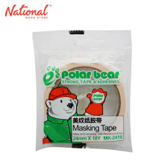 Polarbear Masking Tape Big Roll 24mmx18yrd Mk2418 -...