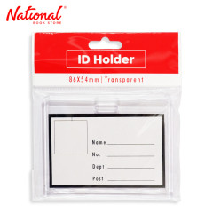 Best Buy Id Protector Horizontal Transparent Slide Card Holder 86x54mm T-1191H - School & Office