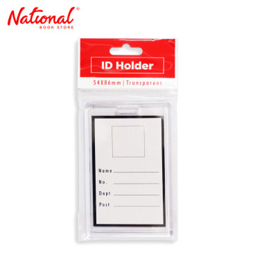 Best Buy Id Protector Vertical Transparent Slide Card 54x86mm T-1191V - School & Office Supplies