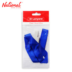 Best Buy Id Lanyard Royal Blue with Plastic Hook 15mm K-1214 - School & Office Supplies