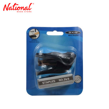 Axis Stapler Set No. 35 10 Sheets with Staple Wire 26/6 Mini AX-Stapler 02 - School & Office