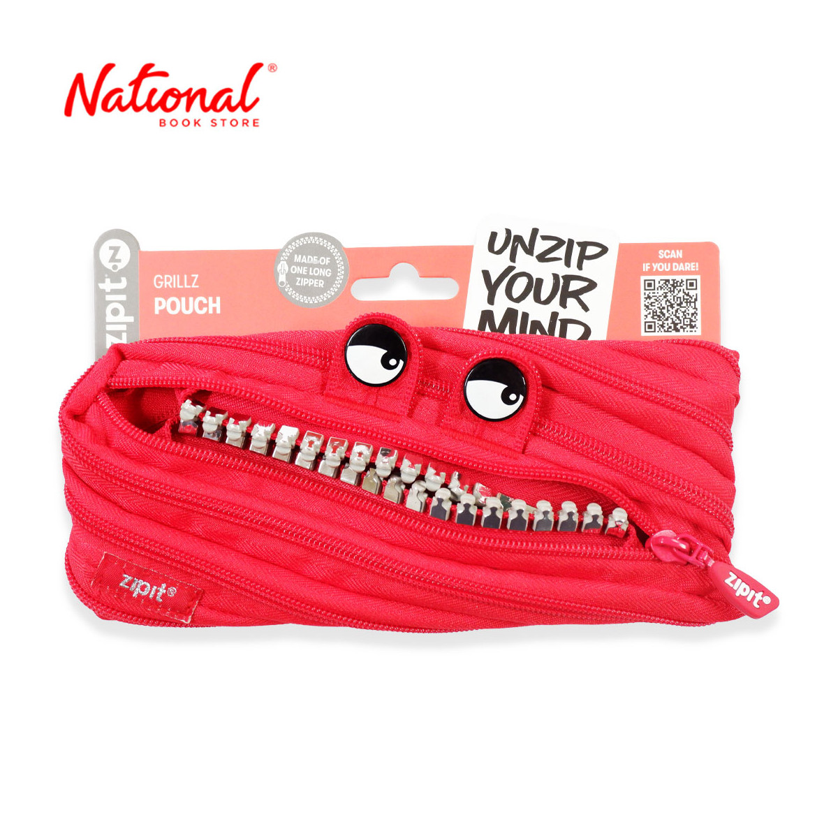 Zipit Grillz Monster Pouch - Cases & Pouches - Gift Items for Kids