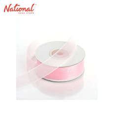Organza Ribbon Pink 7/8 inch (sold per meter)