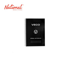 VECO SPIRAL NOTEBOOK 685 80S BLACK WITH PLASTIC