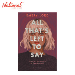 All That's Left To Say by Emery Lord - Trade Paperback -...