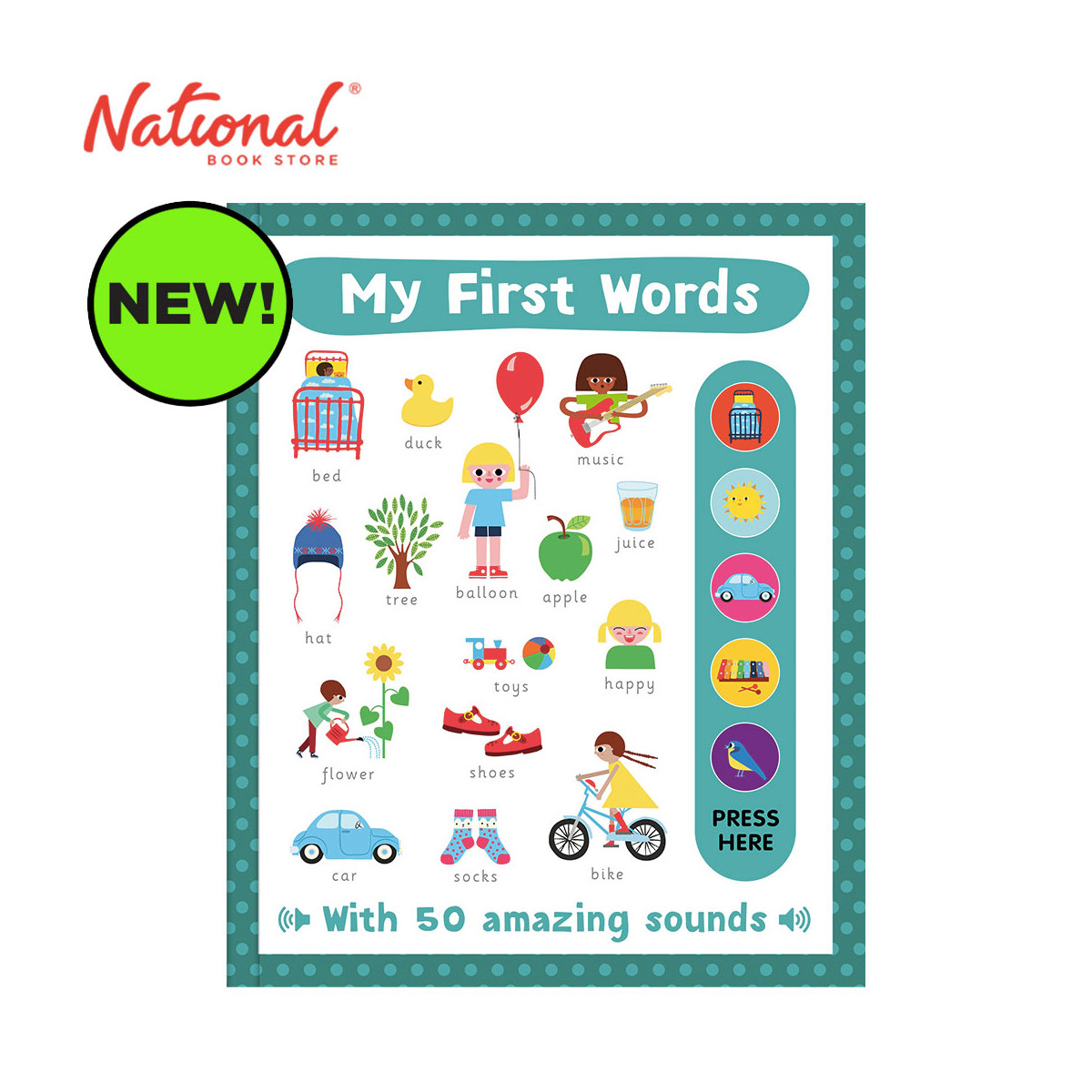 My First Words: Giant Learning Sounds - Hardcover - Preschool Books