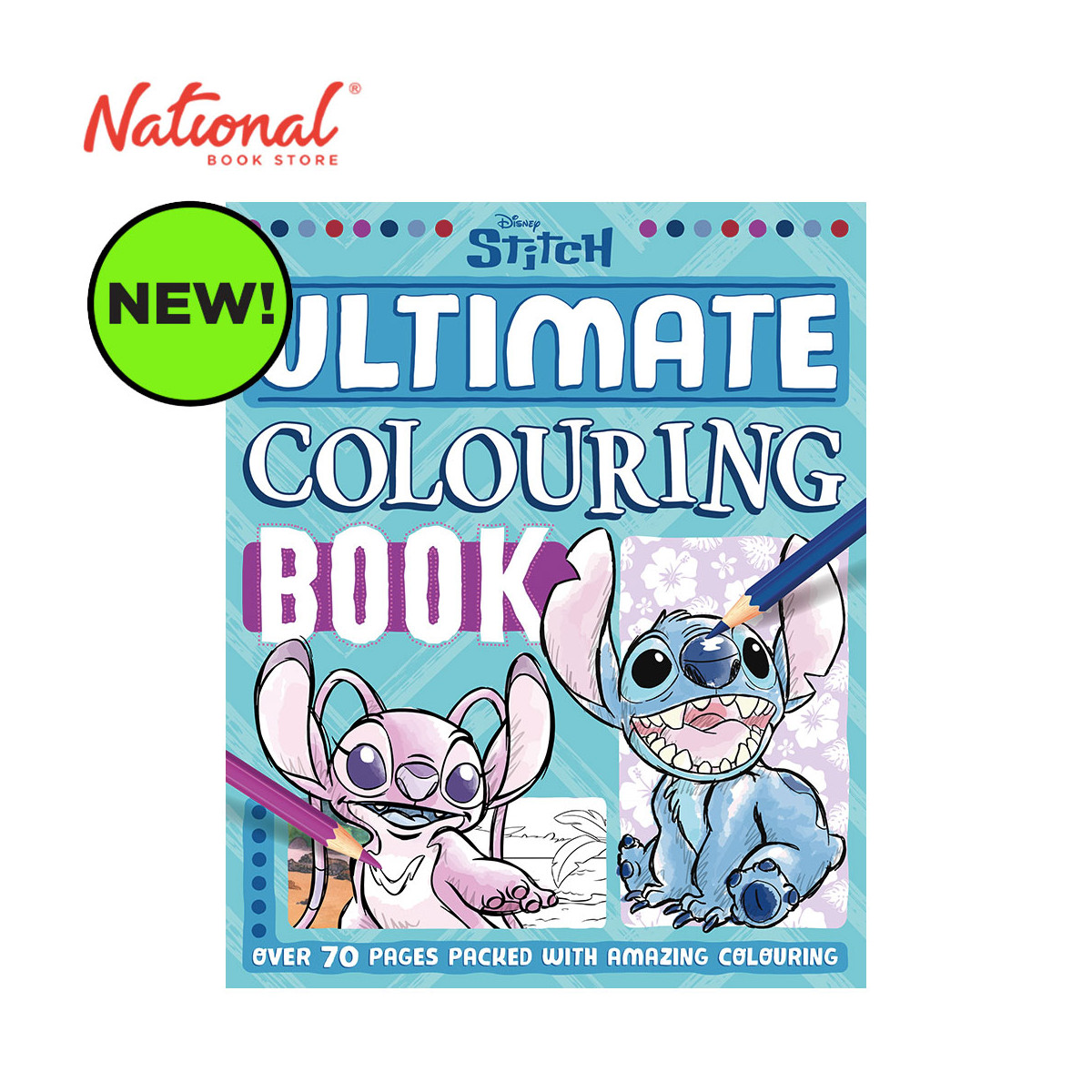 Disney Stitch: The Ultimate Colouring Book - Trade Paperback - Activity Books for Kids