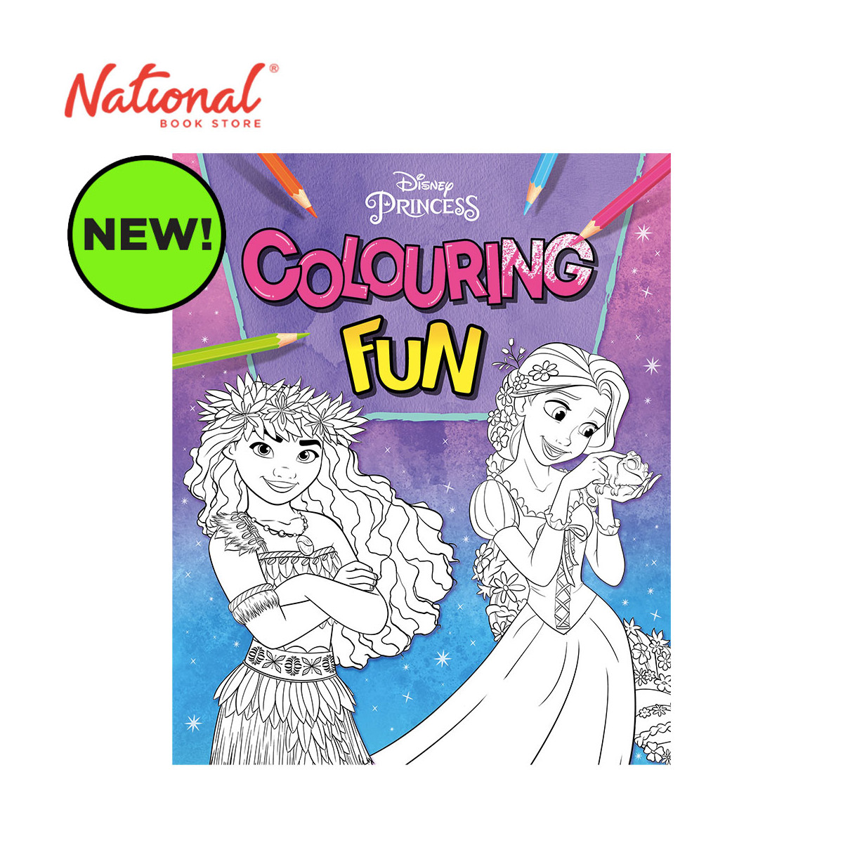 Disney Princess: Colouring Fun - Trade Paperback - Activity Books for Kids