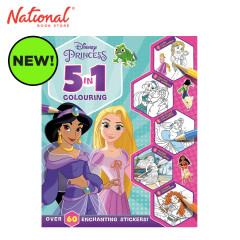 Disney Princess: 5-In-1 Colouring - Trade Paperback - Activity Books for Kids