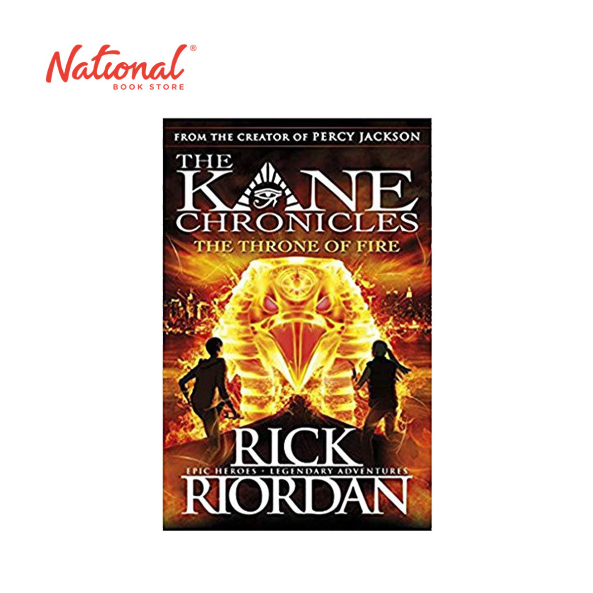 Kane Chronicles: The Throne Of Fire By Rick Riordan - Trade Paperback - Children's Books