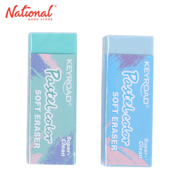 Keyroad Rubber Eraser PVC Free Pastel 2's Blue & Green KR972417 - School & Office Supplies