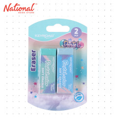Keyroad Rubber Eraser PVC Free Pastel 2's Blue & Green KR972417 - School & Office Supplies