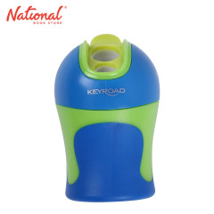 Keyroad Two-Hole Sharpener Colour Special Soft Touch For Colored Pencil Blue Green KR971524