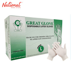 Great Glove Surgical Gloves Non-Sterile Powder Free 50 Pairs Large 100's - Medical Supplies