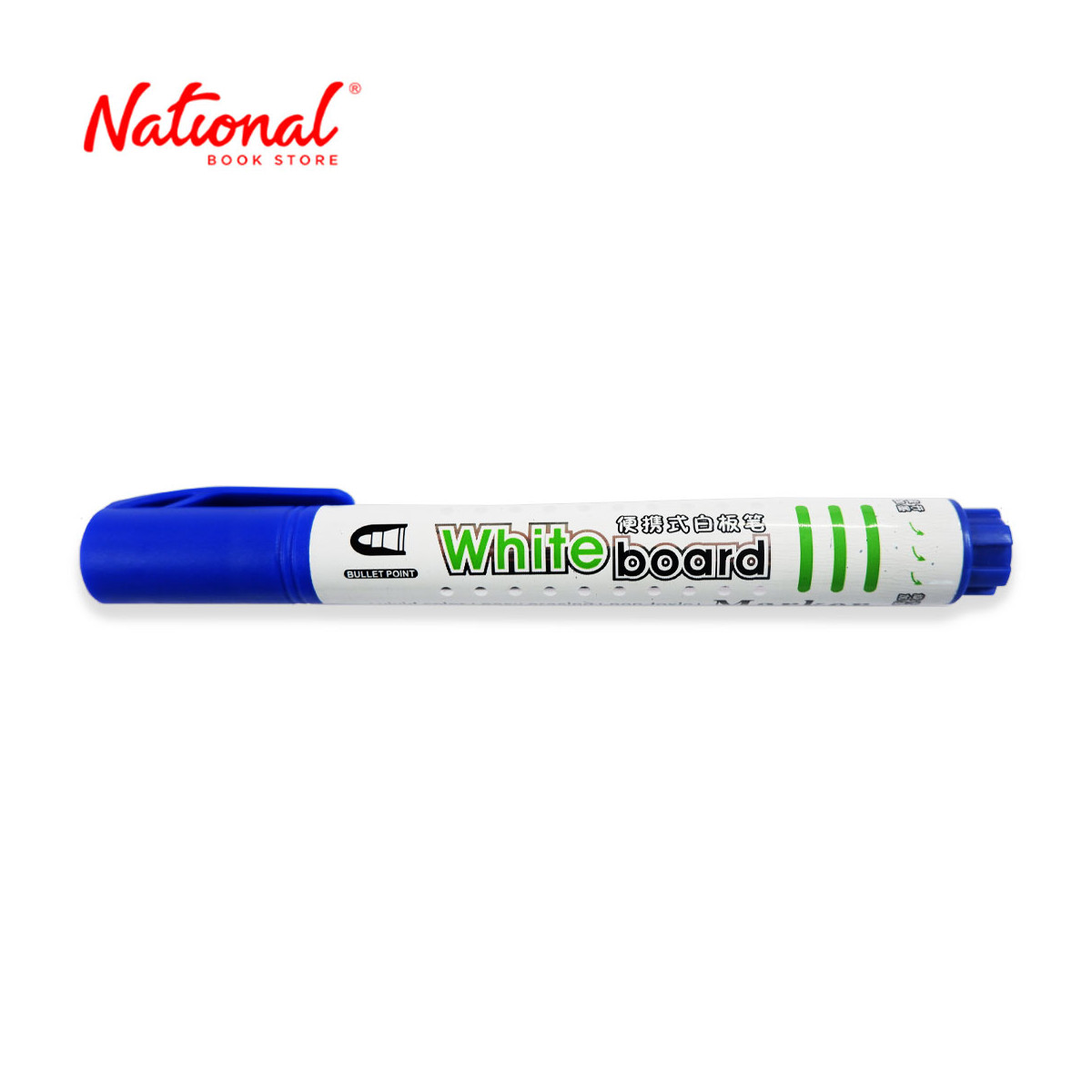 Leto Whiteboard Marker Refillable Blue Bullet WB-8806 - School & Office Supplies