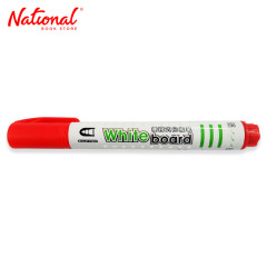 Leto Whiteboard Marker Refillable Red Bullet WB-8806 -...