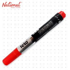 Leto Permanent Marker Refillable Red Bullet PM-9901 - School & Office Supplies
