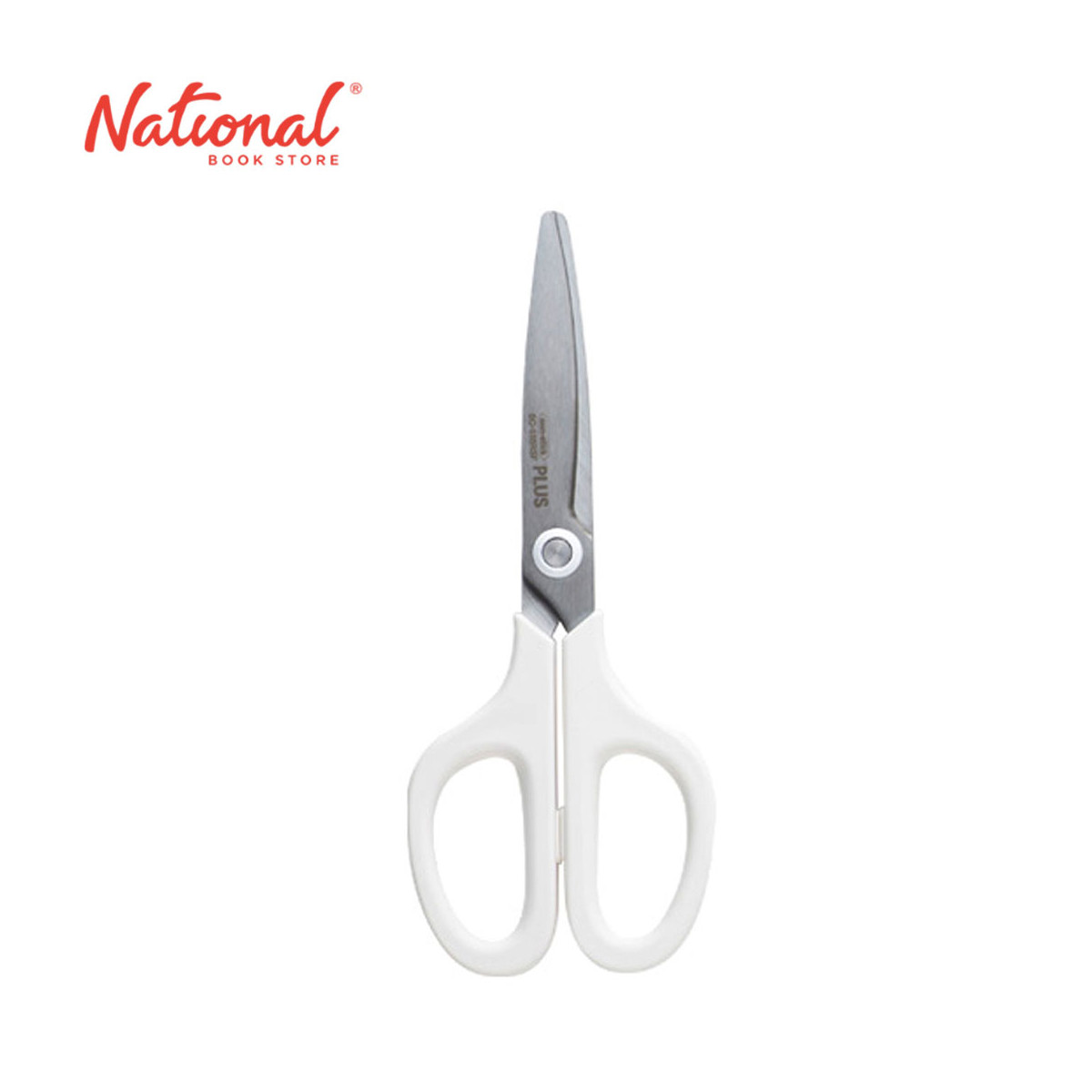 Plus Multi-Purpose Scissors Fit Curve Pastel White 6 inches SC 155 - School Supplies