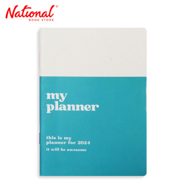 Planner 2024 Monthly A6 12 Sheets Agave Kraft Mini Pocket