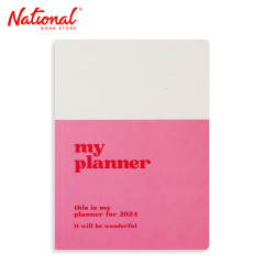 Planner 2024 Weekly A5 64 Sheets Cotton Candy Kraft
