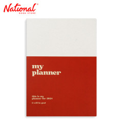 Planner 2024 Monthly A4 12 Sheets Chocolate Kraft