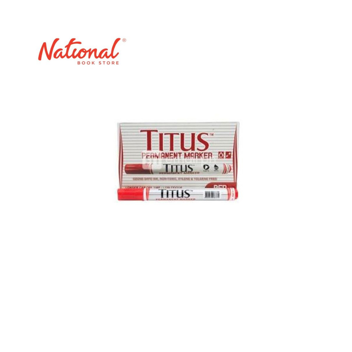 TITUS PERMANENT MARKER BULLET, 04017417 RED