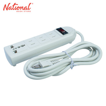 Kantt Extension Cord KAW-ECUO3G 3G+1 Universal 2 meters, White - Home & Office Equipment