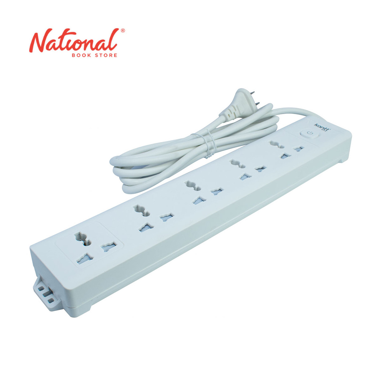 Kantt Extension Cord KAW-ECUO5 Universal 2 meters, White - Home & Office Equipment
