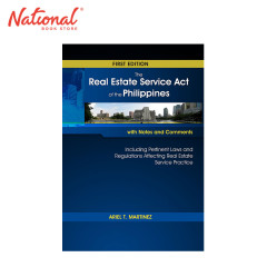 *SPECIAL ORDER* The Real Estate Service Act of the...