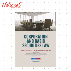 *SPECIAL ORDER* Corporation and Basic Securities Law (2022) by Judge Rocille Aquino-Tambasacan - Hardcover - Law Books