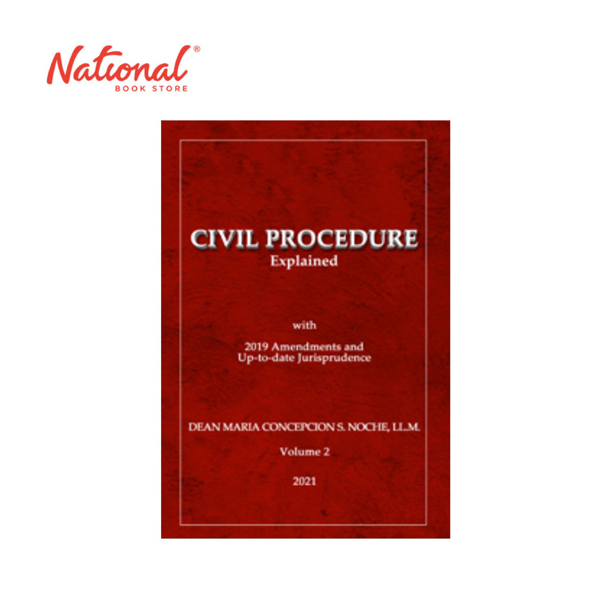 *SPECIAL ORDER* Civil Procedure Explained Vol. 2 (2021) by Dean Maria Concepcion Noche - Hardcover - Law Books