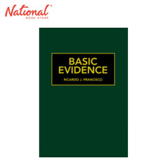 *SPECIAL ORDER* Basic Evidence (2022) by Ricardo Francisco - Hardcover - Law Books