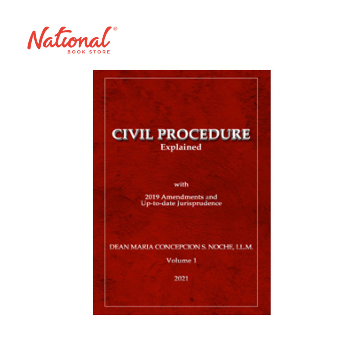 *SPECIAL ORDER* Civil Procedure Explained Vol. 1 (2021) by Dean Maria Concepcion Noche - Hardcover - Law Books