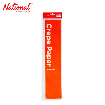 Best Buy Crepe Paper Orange 50x200cm - Arts & Crafts Supplies